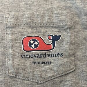 Vineyard Vines - Tennessee - Heather Gray Long Sleeve Tee